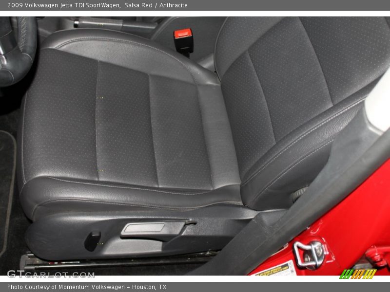 Salsa Red / Anthracite 2009 Volkswagen Jetta TDI SportWagen