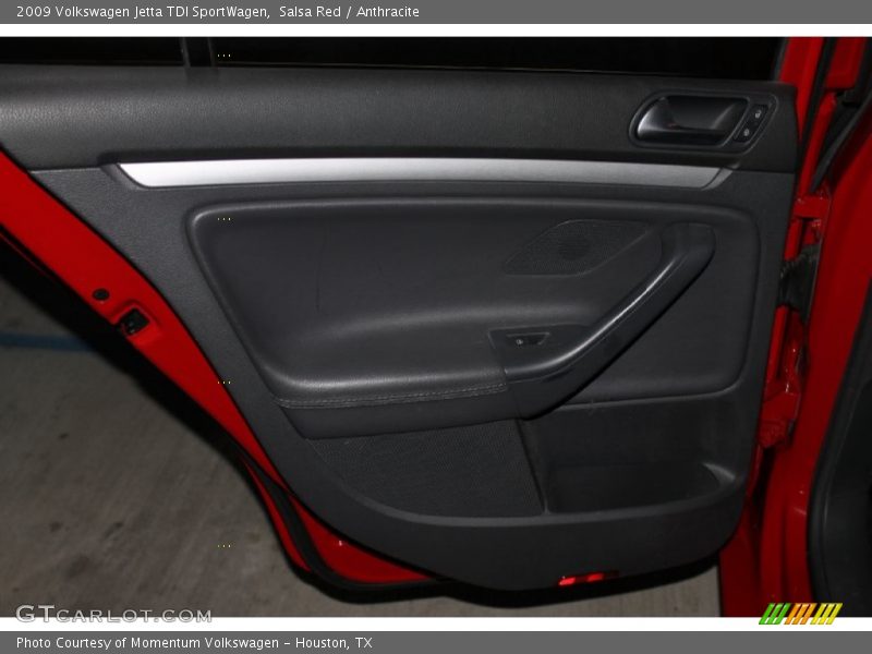 Salsa Red / Anthracite 2009 Volkswagen Jetta TDI SportWagen