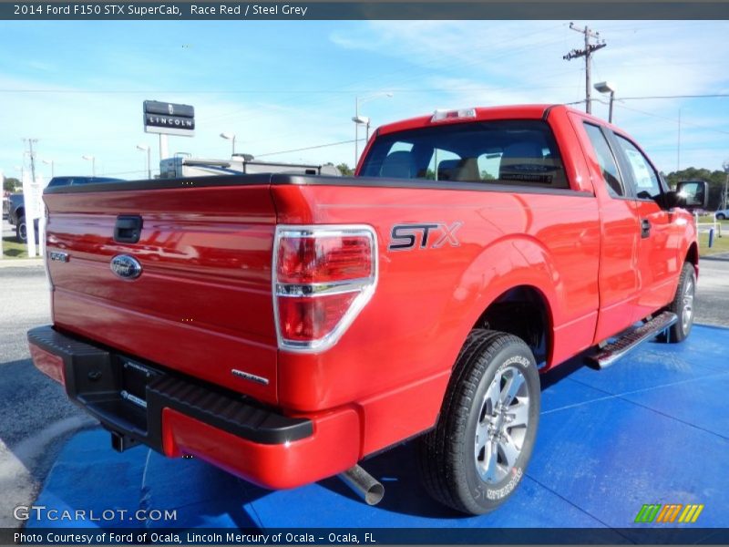 Race Red / Steel Grey 2014 Ford F150 STX SuperCab