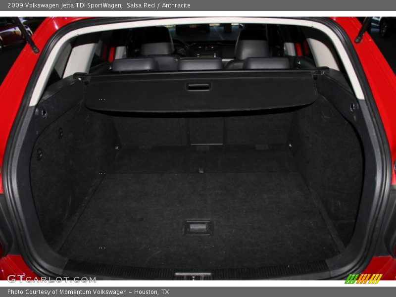 Salsa Red / Anthracite 2009 Volkswagen Jetta TDI SportWagen