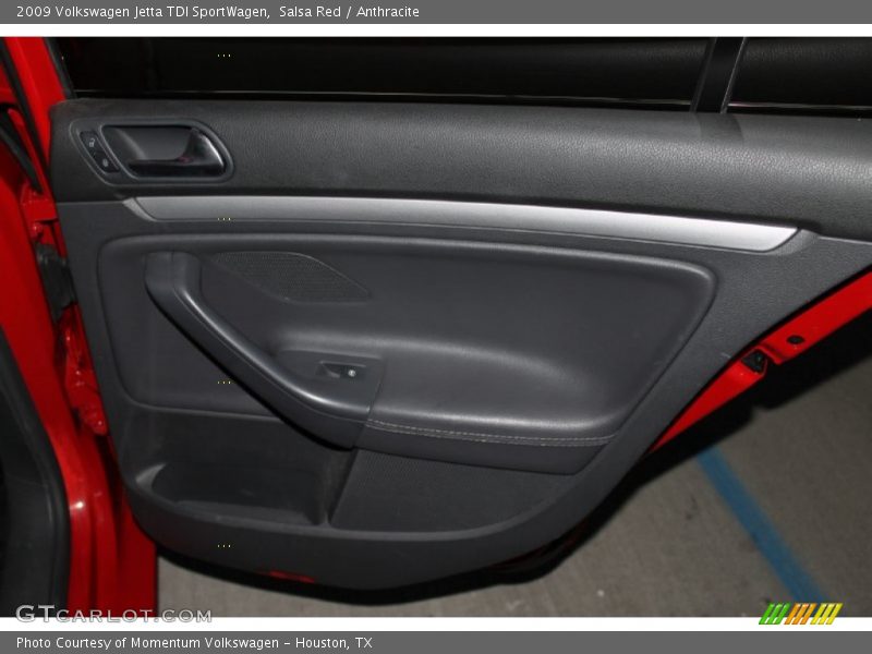 Salsa Red / Anthracite 2009 Volkswagen Jetta TDI SportWagen