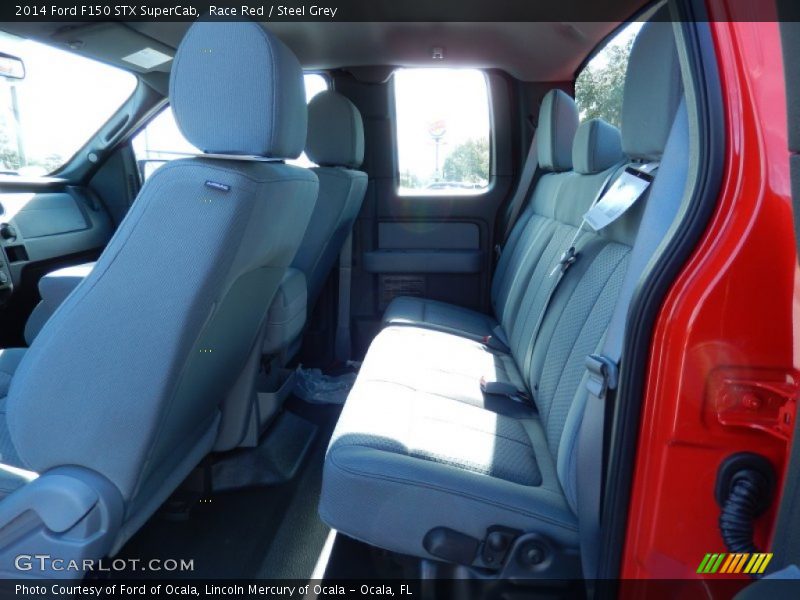 Race Red / Steel Grey 2014 Ford F150 STX SuperCab