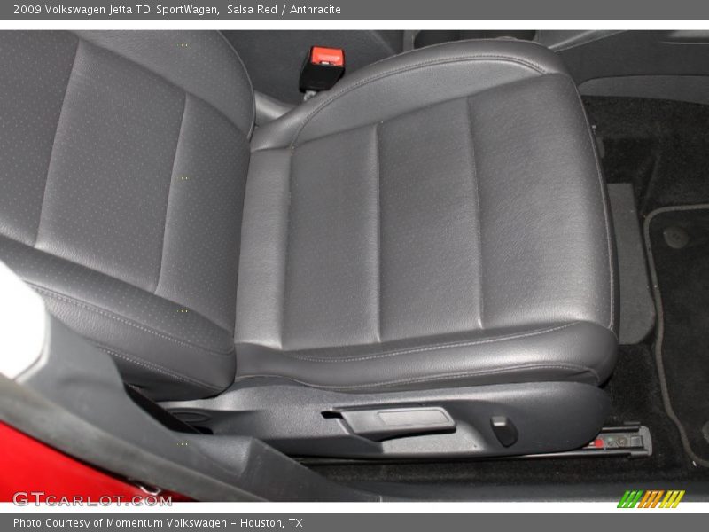Salsa Red / Anthracite 2009 Volkswagen Jetta TDI SportWagen
