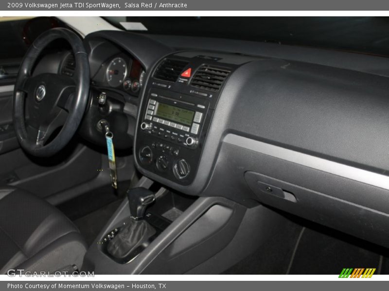 Salsa Red / Anthracite 2009 Volkswagen Jetta TDI SportWagen