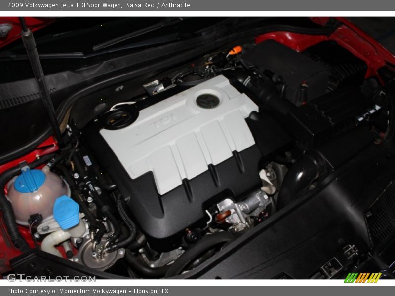 Salsa Red / Anthracite 2009 Volkswagen Jetta TDI SportWagen