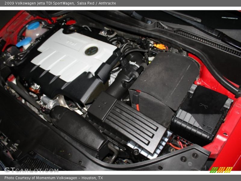 Salsa Red / Anthracite 2009 Volkswagen Jetta TDI SportWagen