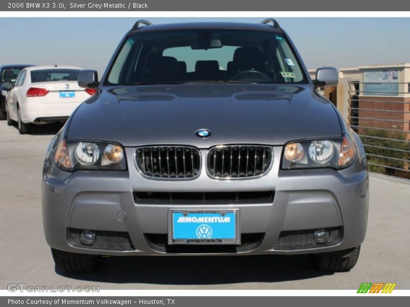 Silver Grey Metallic / Black 2006 BMW X3 3.0i