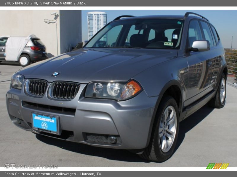 Silver Grey Metallic / Black 2006 BMW X3 3.0i