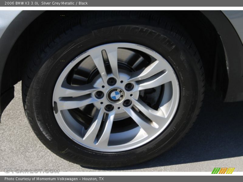 Silver Grey Metallic / Black 2006 BMW X3 3.0i