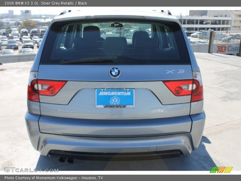 Silver Grey Metallic / Black 2006 BMW X3 3.0i