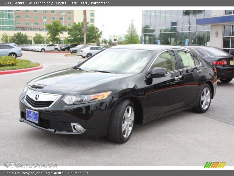 Crystal Black Pearl / Parchment 2013 Acura TSX Technology