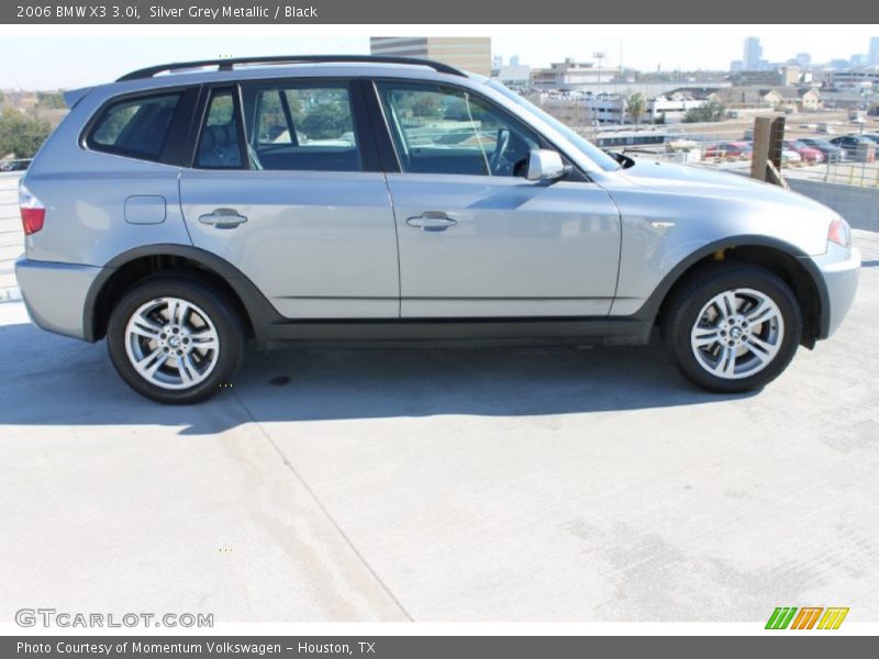 Silver Grey Metallic / Black 2006 BMW X3 3.0i