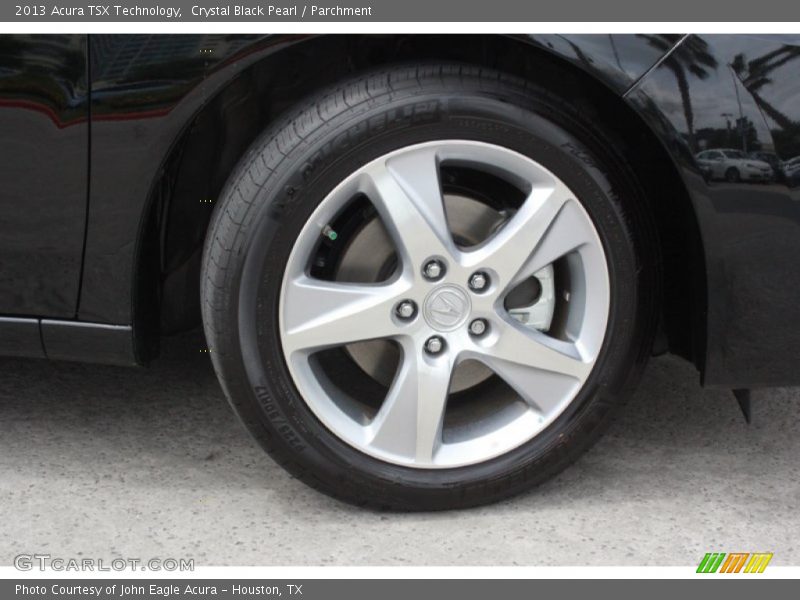 Crystal Black Pearl / Parchment 2013 Acura TSX Technology