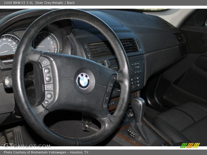 Silver Grey Metallic / Black 2006 BMW X3 3.0i