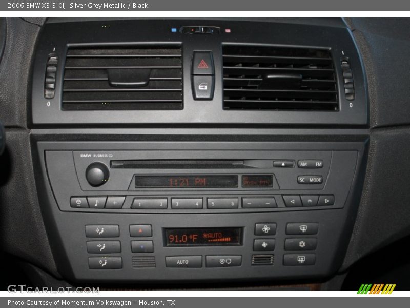 Silver Grey Metallic / Black 2006 BMW X3 3.0i