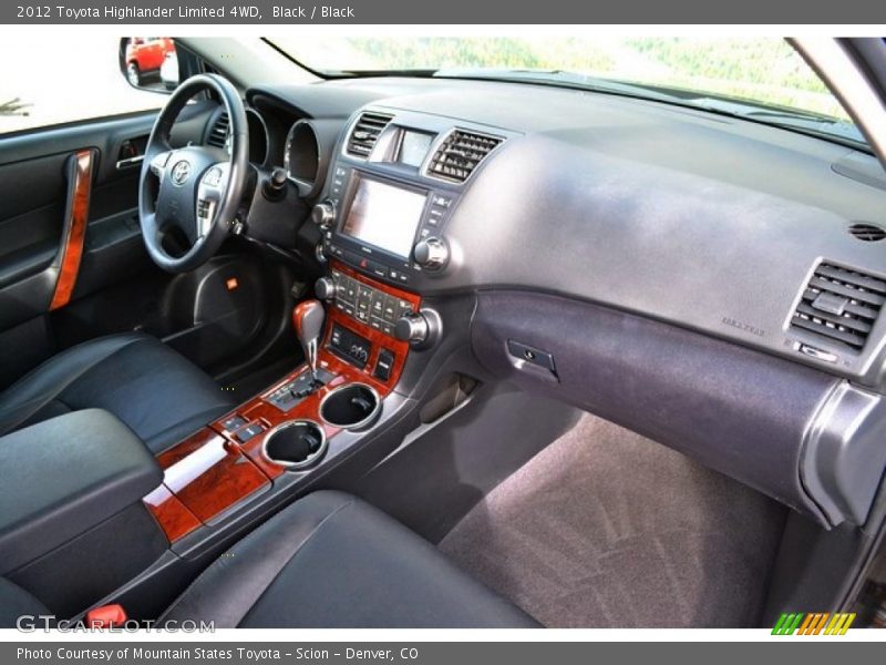 Black / Black 2012 Toyota Highlander Limited 4WD
