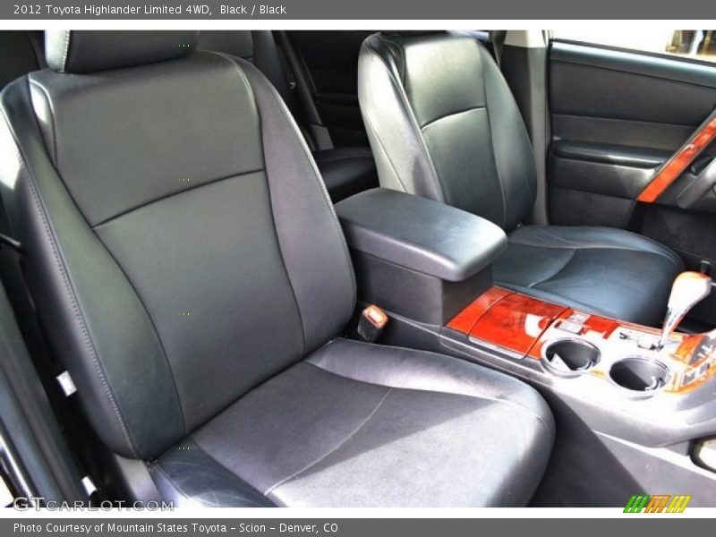 Black / Black 2012 Toyota Highlander Limited 4WD