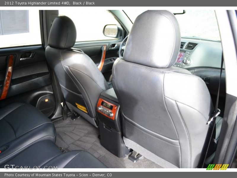 Black / Black 2012 Toyota Highlander Limited 4WD