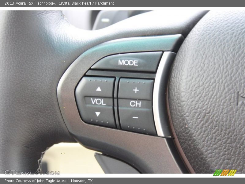 Crystal Black Pearl / Parchment 2013 Acura TSX Technology