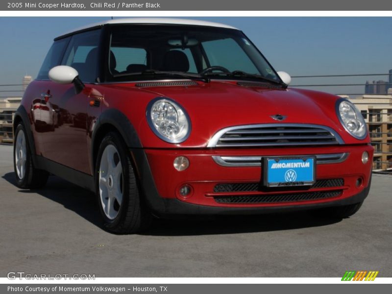 Chili Red / Panther Black 2005 Mini Cooper Hardtop