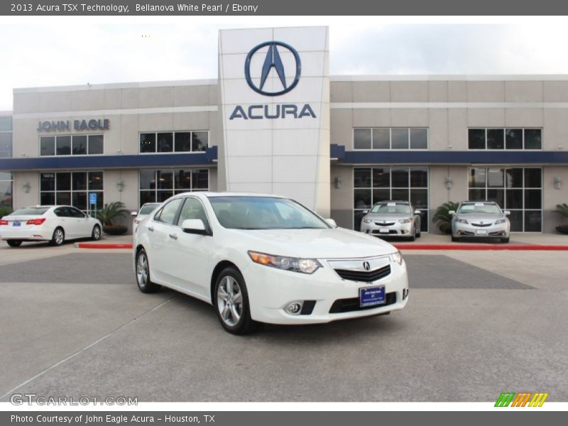 Bellanova White Pearl / Ebony 2013 Acura TSX Technology