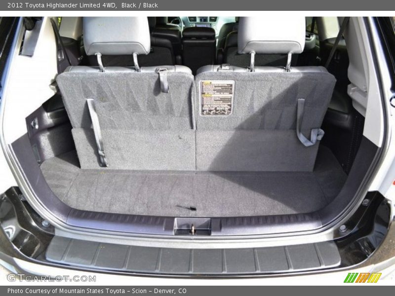 Black / Black 2012 Toyota Highlander Limited 4WD