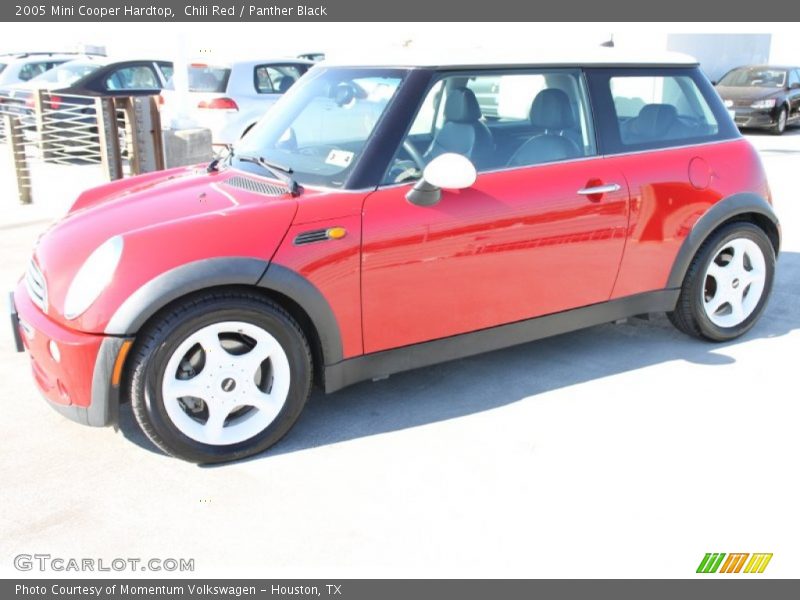 Chili Red / Panther Black 2005 Mini Cooper Hardtop