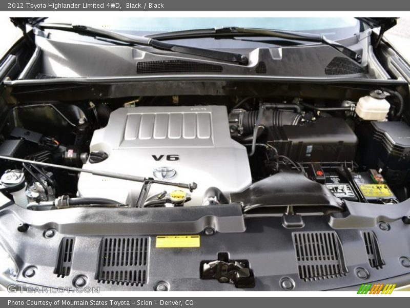 Black / Black 2012 Toyota Highlander Limited 4WD