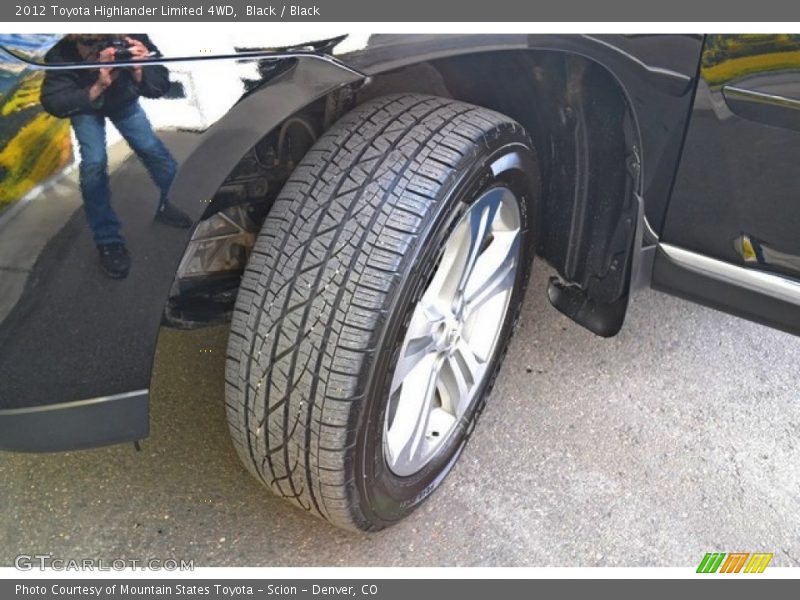 Black / Black 2012 Toyota Highlander Limited 4WD