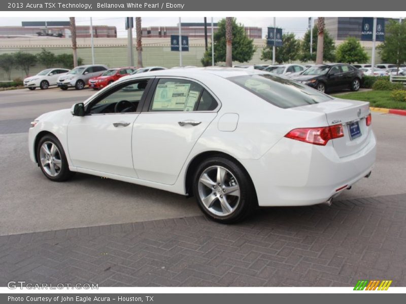 Bellanova White Pearl / Ebony 2013 Acura TSX Technology