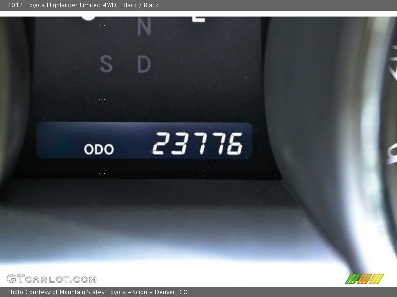 Black / Black 2012 Toyota Highlander Limited 4WD