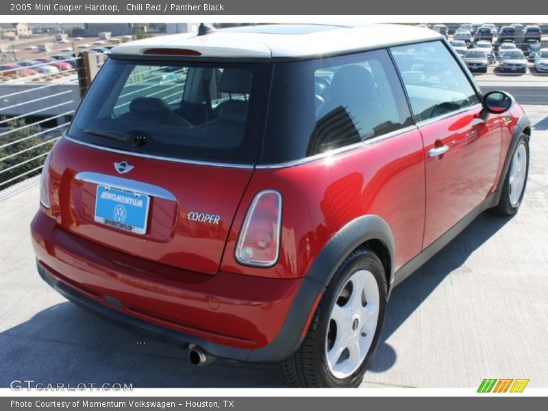 Chili Red / Panther Black 2005 Mini Cooper Hardtop