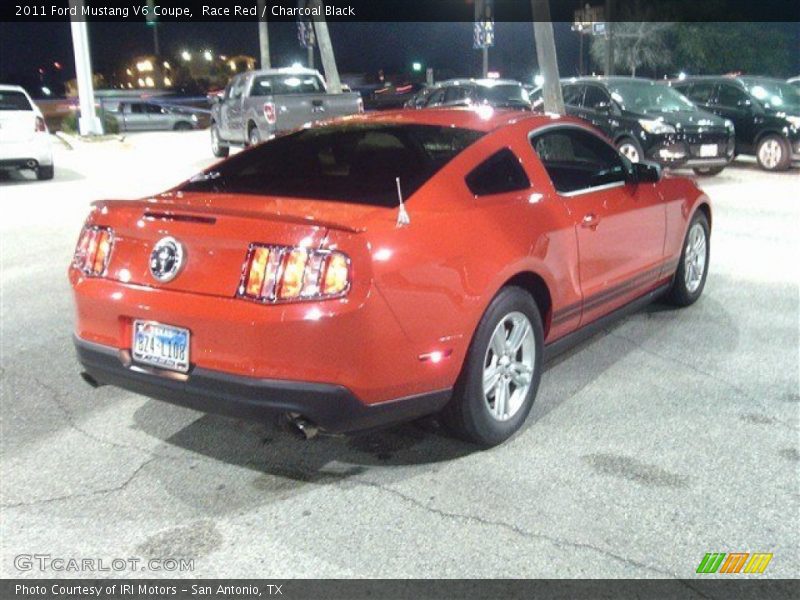 Race Red / Charcoal Black 2011 Ford Mustang V6 Coupe