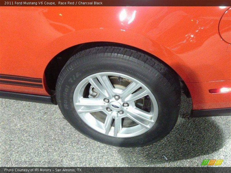 Race Red / Charcoal Black 2011 Ford Mustang V6 Coupe