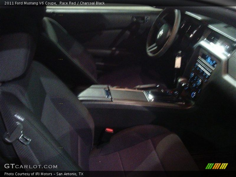 Race Red / Charcoal Black 2011 Ford Mustang V6 Coupe