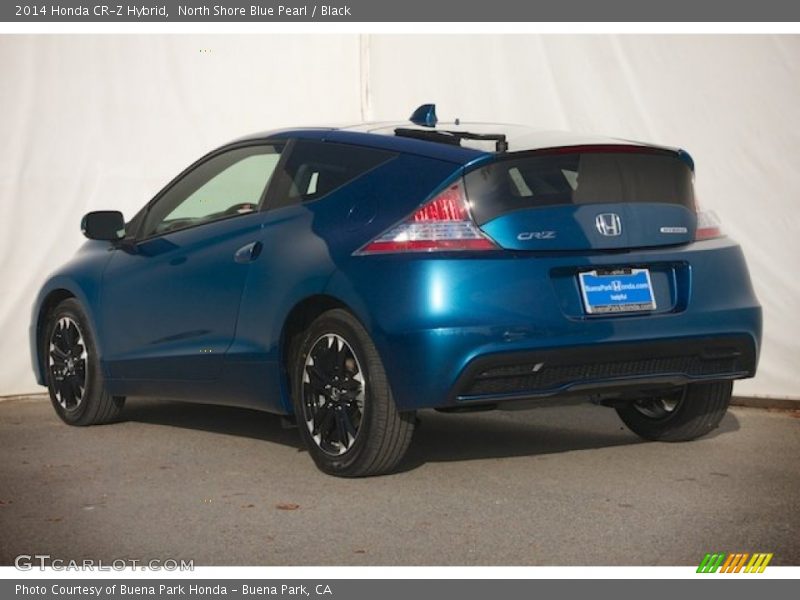 North Shore Blue Pearl / Black 2014 Honda CR-Z Hybrid