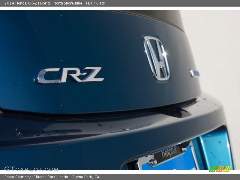North Shore Blue Pearl / Black 2014 Honda CR-Z Hybrid
