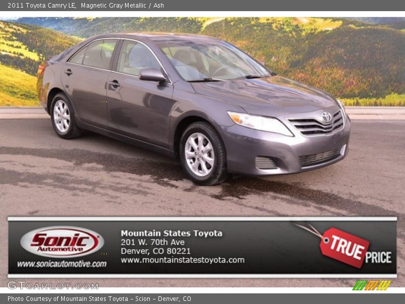 Magnetic Gray Metallic / Ash 2011 Toyota Camry LE