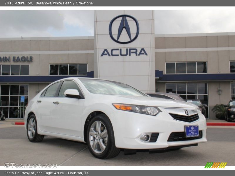 Bellanova White Pearl / Graystone 2013 Acura TSX