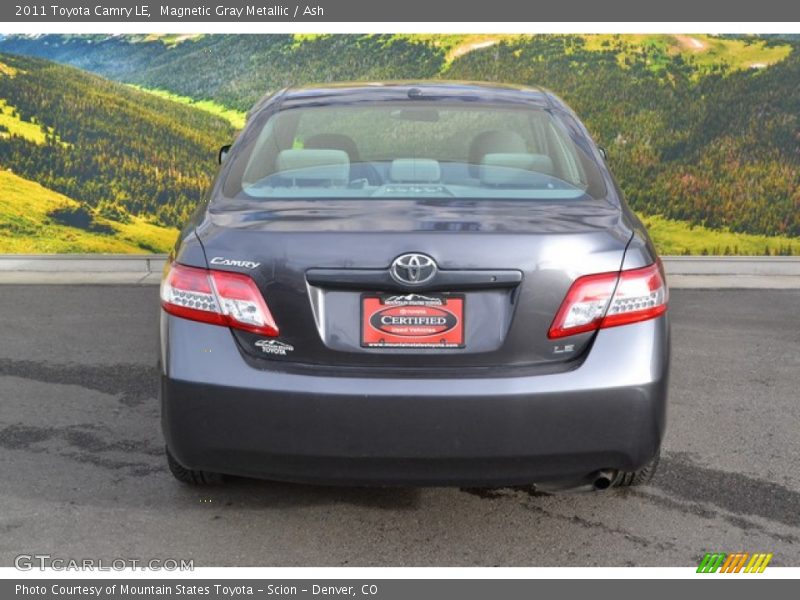 Magnetic Gray Metallic / Ash 2011 Toyota Camry LE