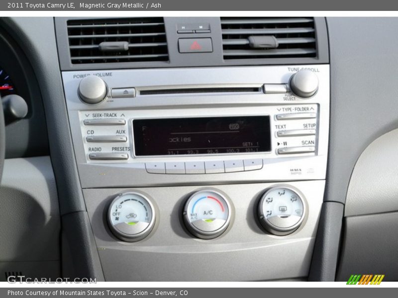 Magnetic Gray Metallic / Ash 2011 Toyota Camry LE