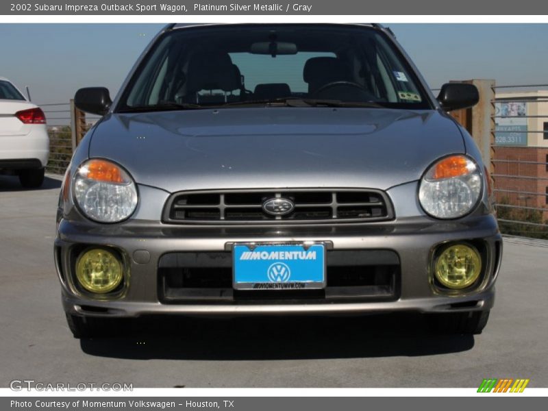 Platinum Silver Metallic / Gray 2002 Subaru Impreza Outback Sport Wagon