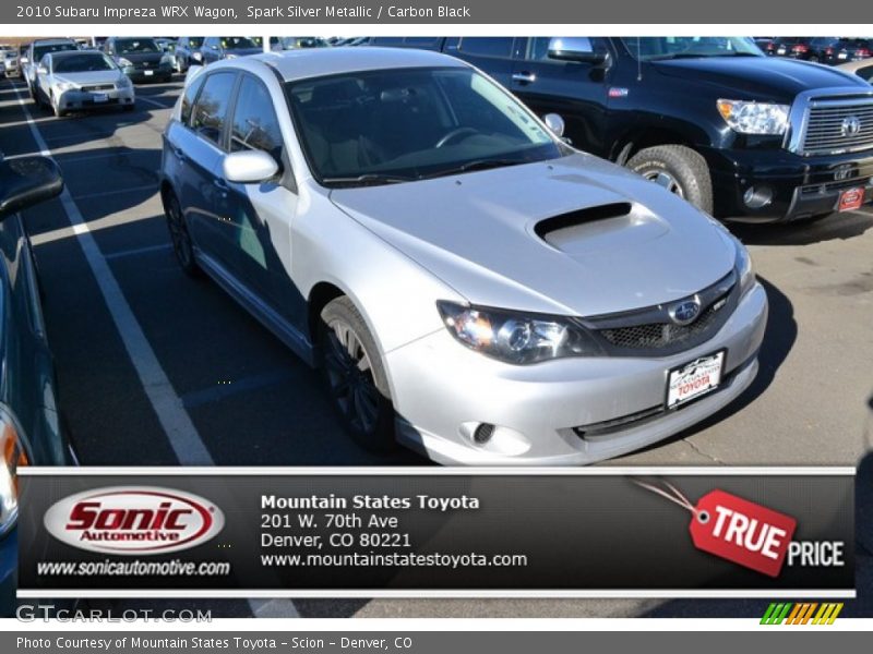 Spark Silver Metallic / Carbon Black 2010 Subaru Impreza WRX Wagon