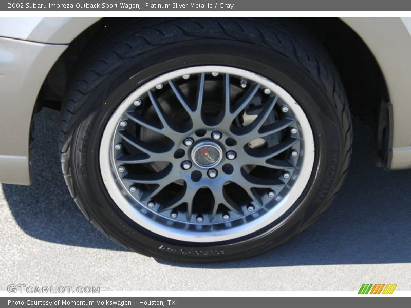 Platinum Silver Metallic / Gray 2002 Subaru Impreza Outback Sport Wagon
