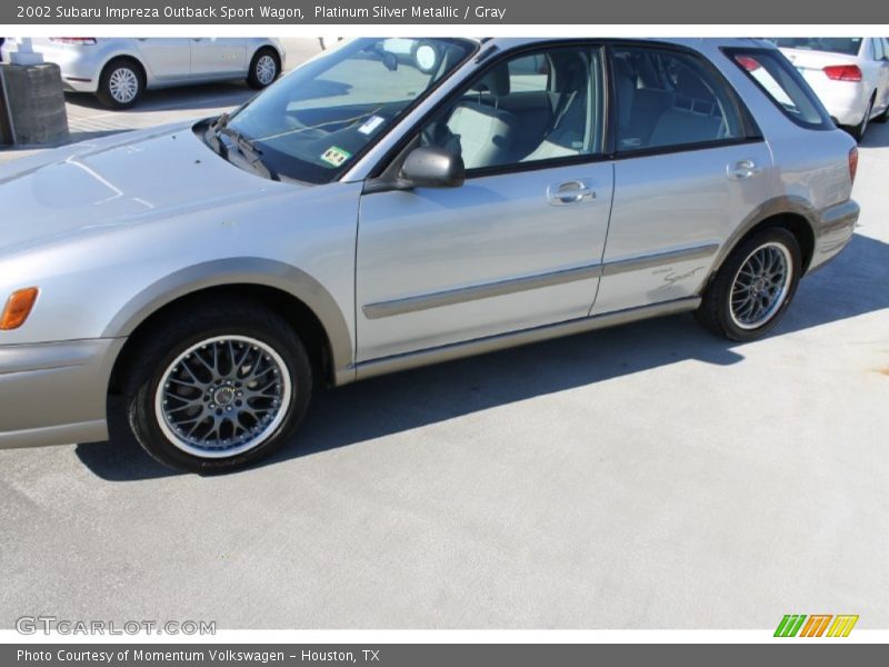 Platinum Silver Metallic / Gray 2002 Subaru Impreza Outback Sport Wagon