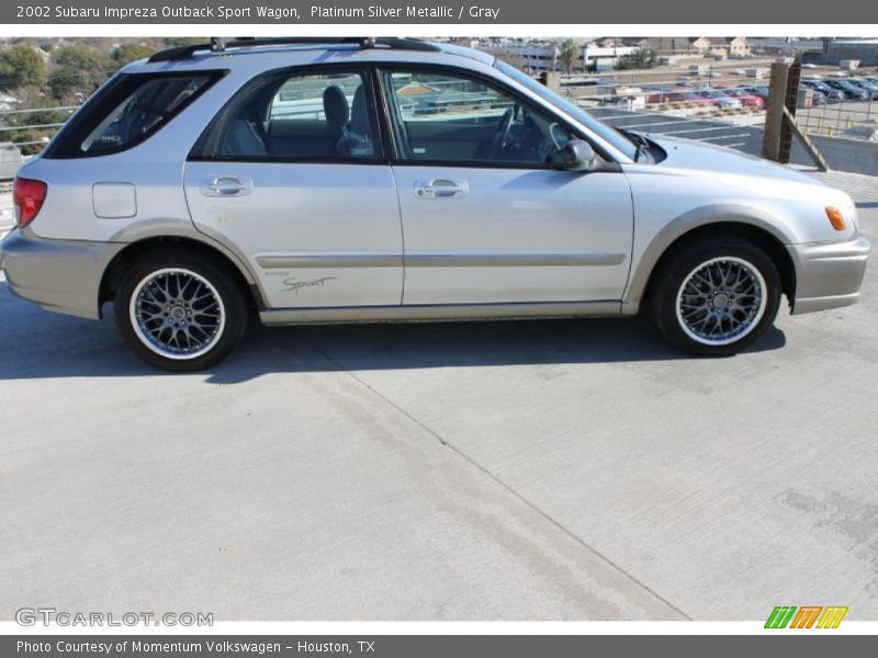 Platinum Silver Metallic / Gray 2002 Subaru Impreza Outback Sport Wagon