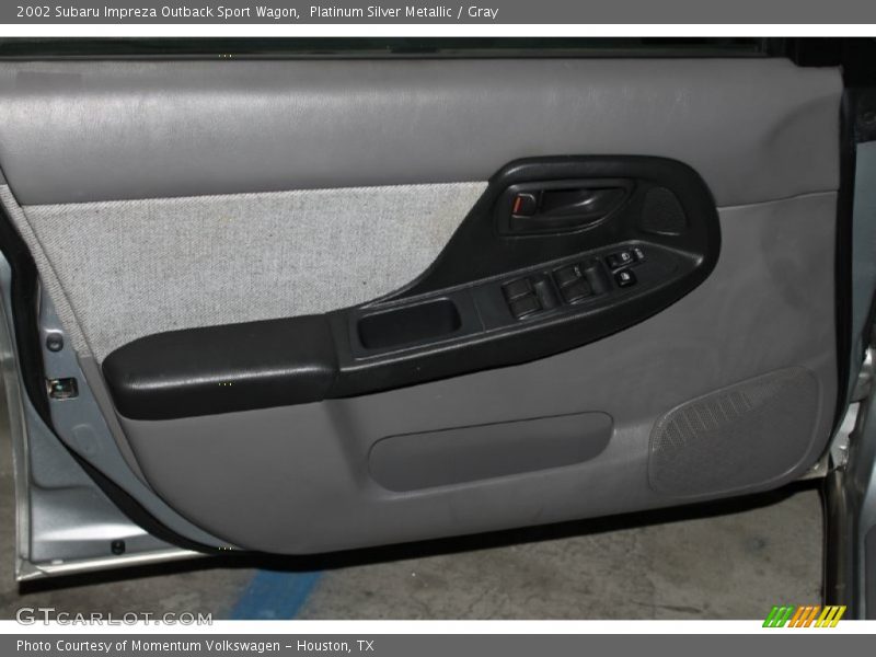 Platinum Silver Metallic / Gray 2002 Subaru Impreza Outback Sport Wagon