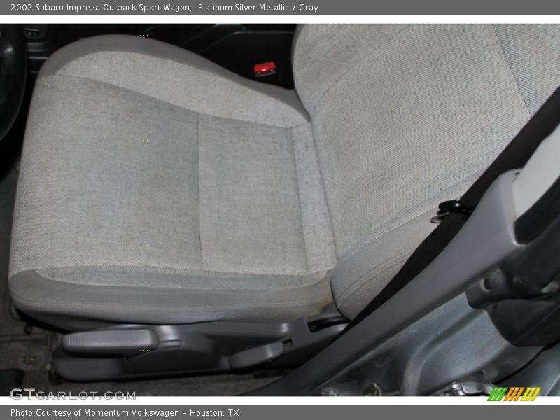 Platinum Silver Metallic / Gray 2002 Subaru Impreza Outback Sport Wagon