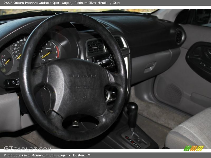 Platinum Silver Metallic / Gray 2002 Subaru Impreza Outback Sport Wagon