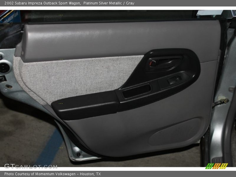 Platinum Silver Metallic / Gray 2002 Subaru Impreza Outback Sport Wagon
